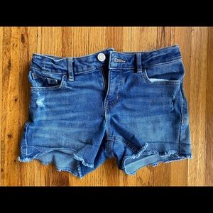GAP girls jeans shorts size 10 regular w/ stretch
